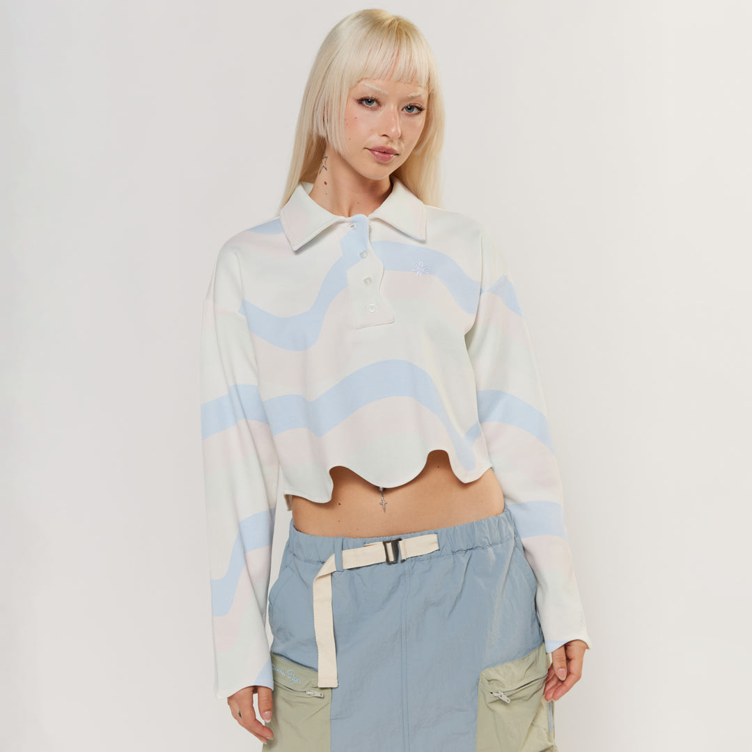 Camp Cropped Polo Shirt