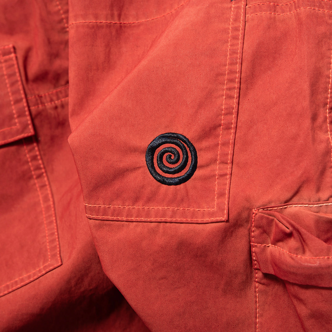 Over-Dyed Hiking Shorts "Rust"