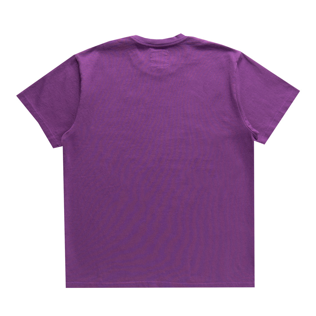 Purple Embroidered Logo T-Shirt