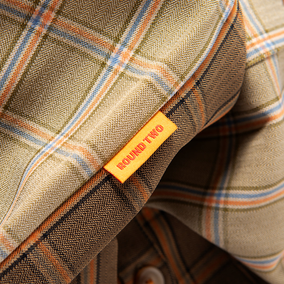 Split Plaid Shirt
