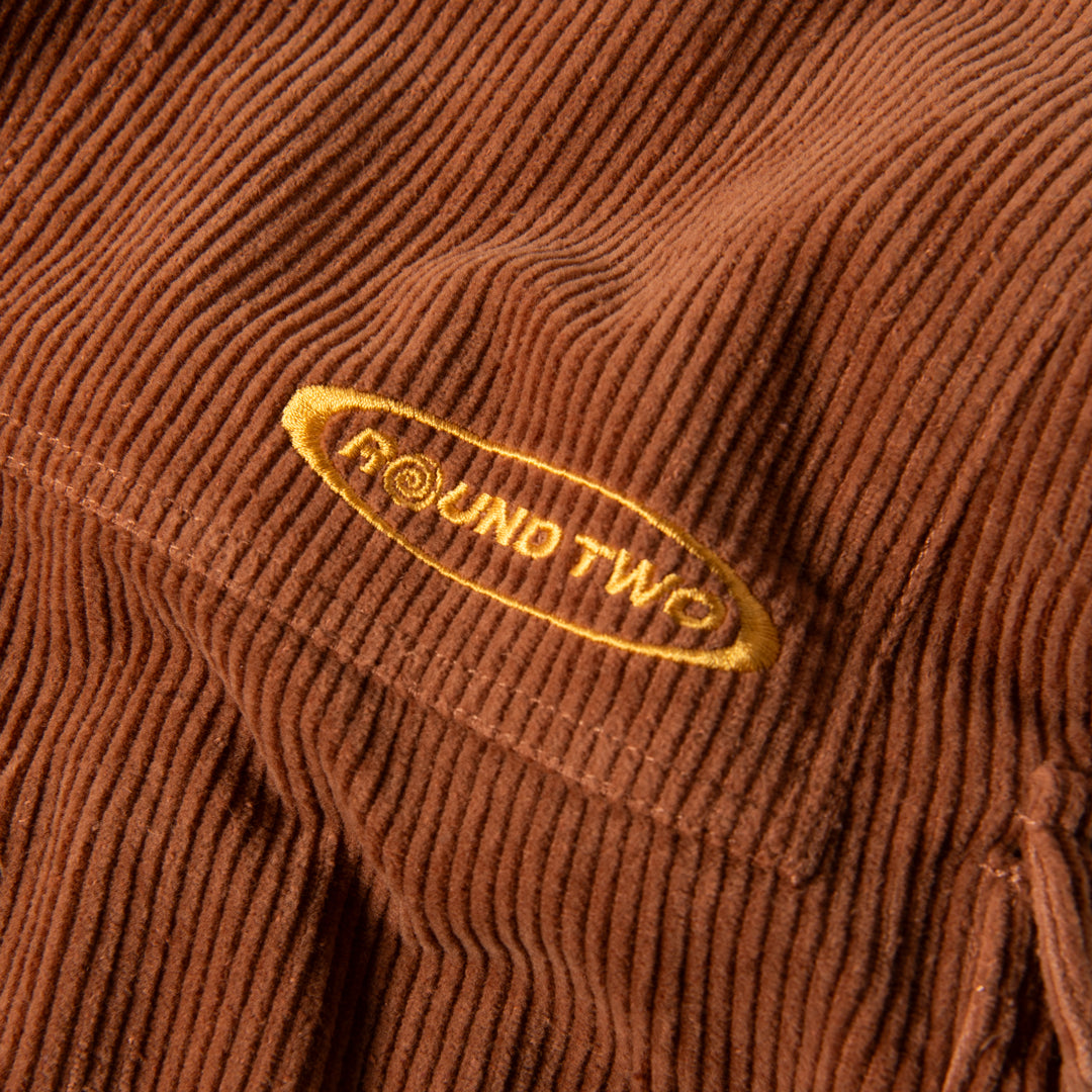 Brown Corduroy Cargo Hiking Pants