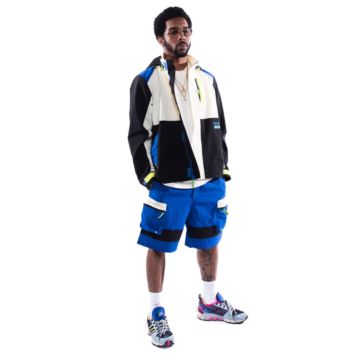 Color Block Hiking Shorts