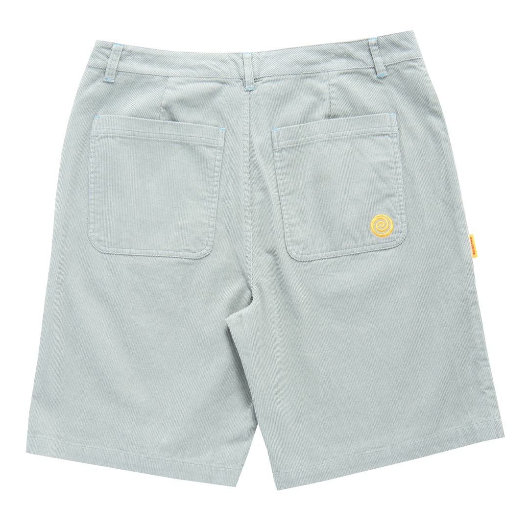 Ice Blue Corduroy Shorts