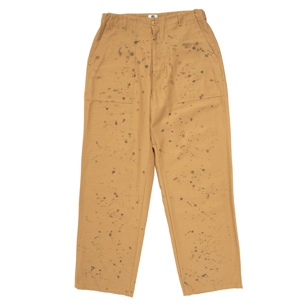 Painted Slub Military Pants