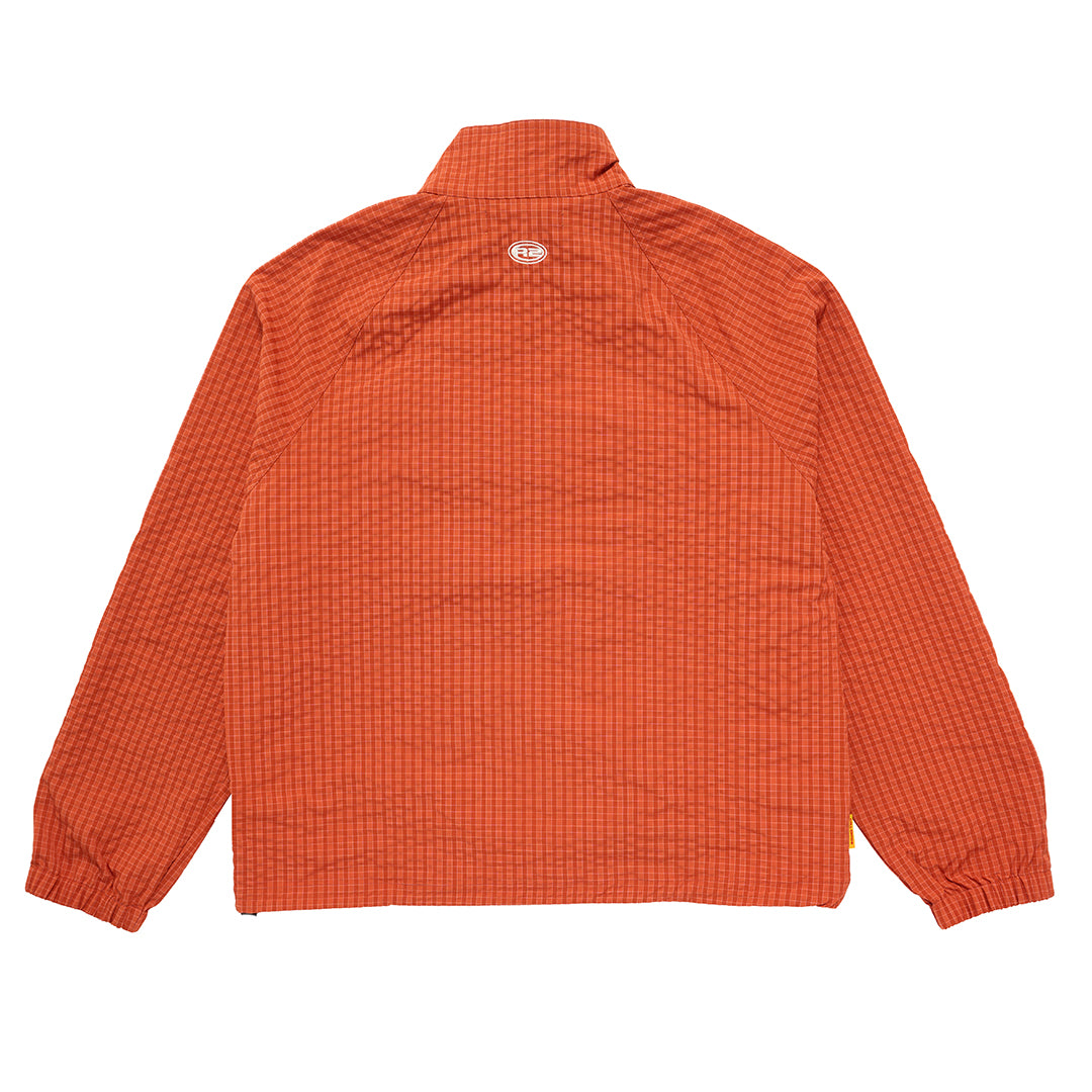 Seersucker Check Cargo Windbreaker