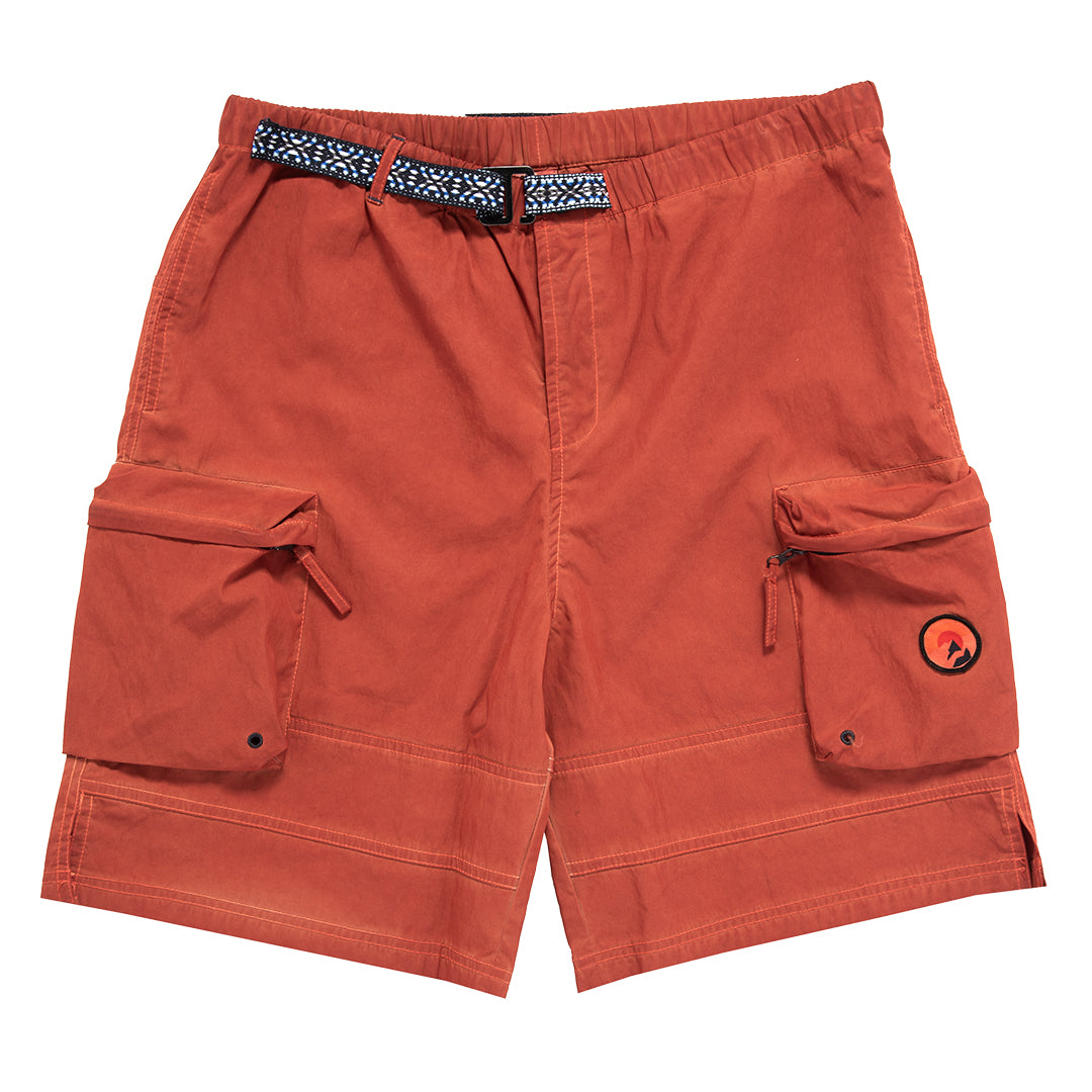 Over-Dyed Hiking Shorts "Rust"
