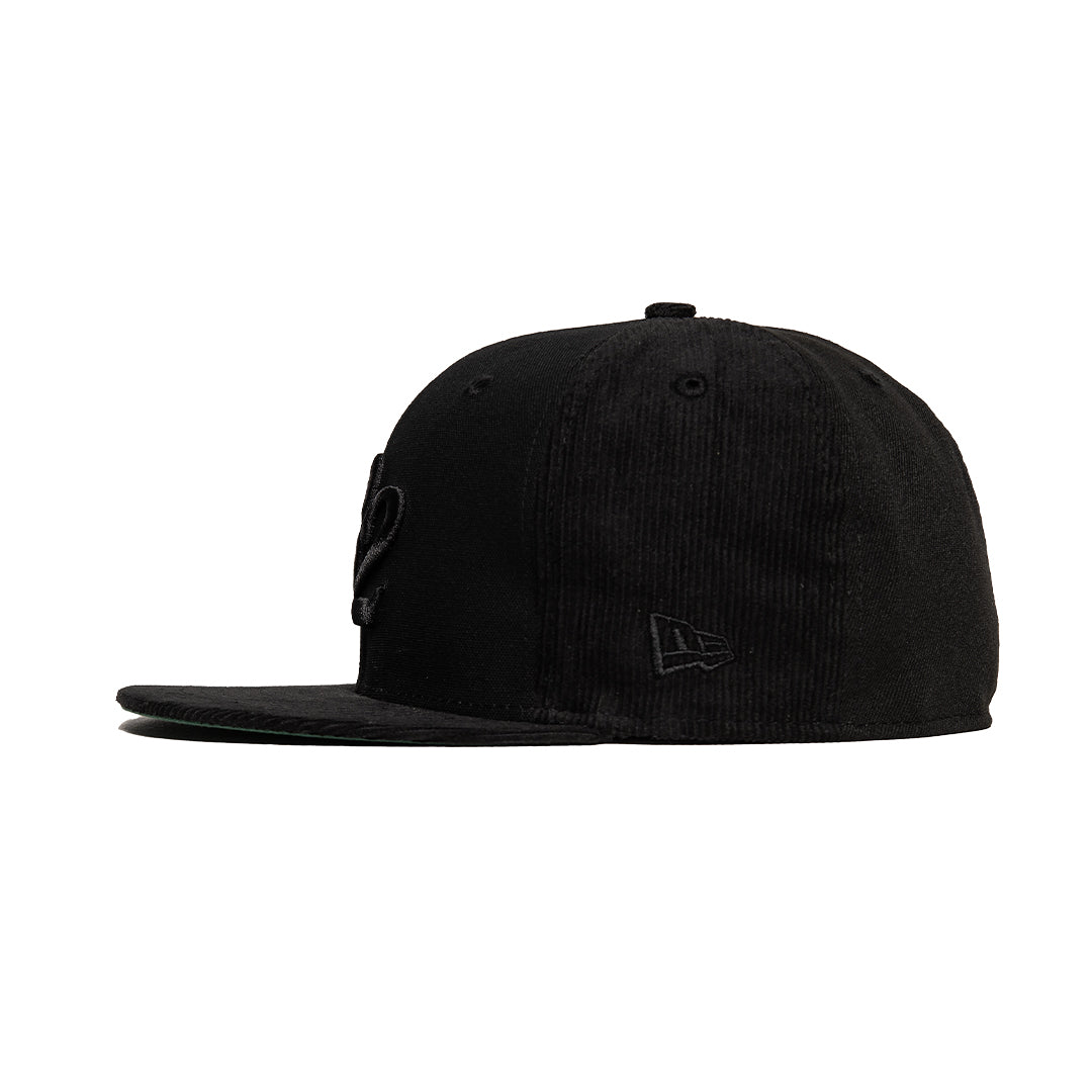 New Era Fitted Cap "Black Multi-Panel"