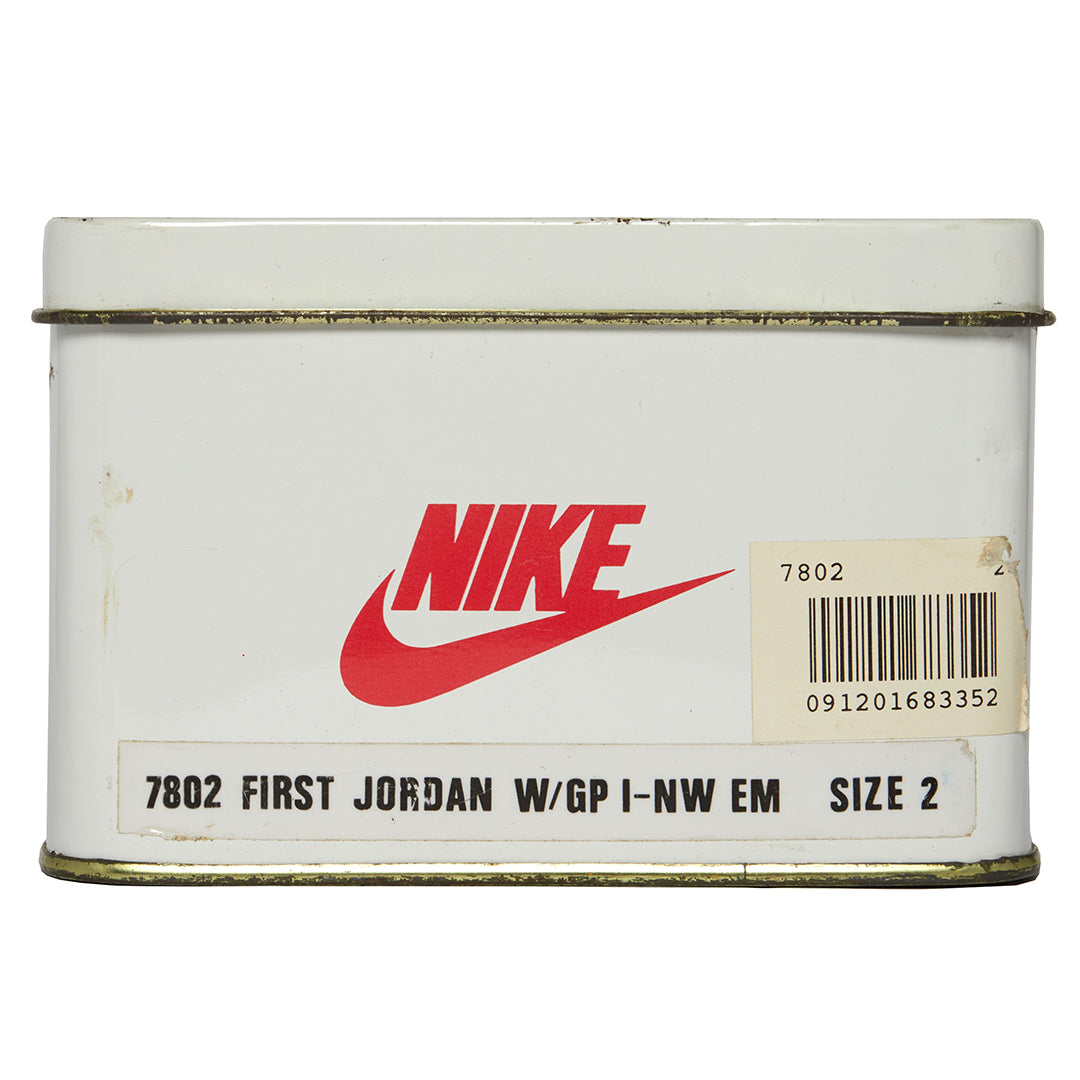1989 Nike Air First Jordan Baby Shoe Tin