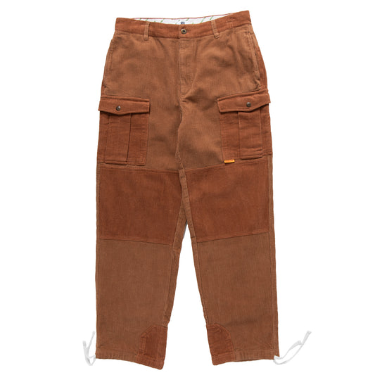 Brown Corduroy Cargo Hiking Pants