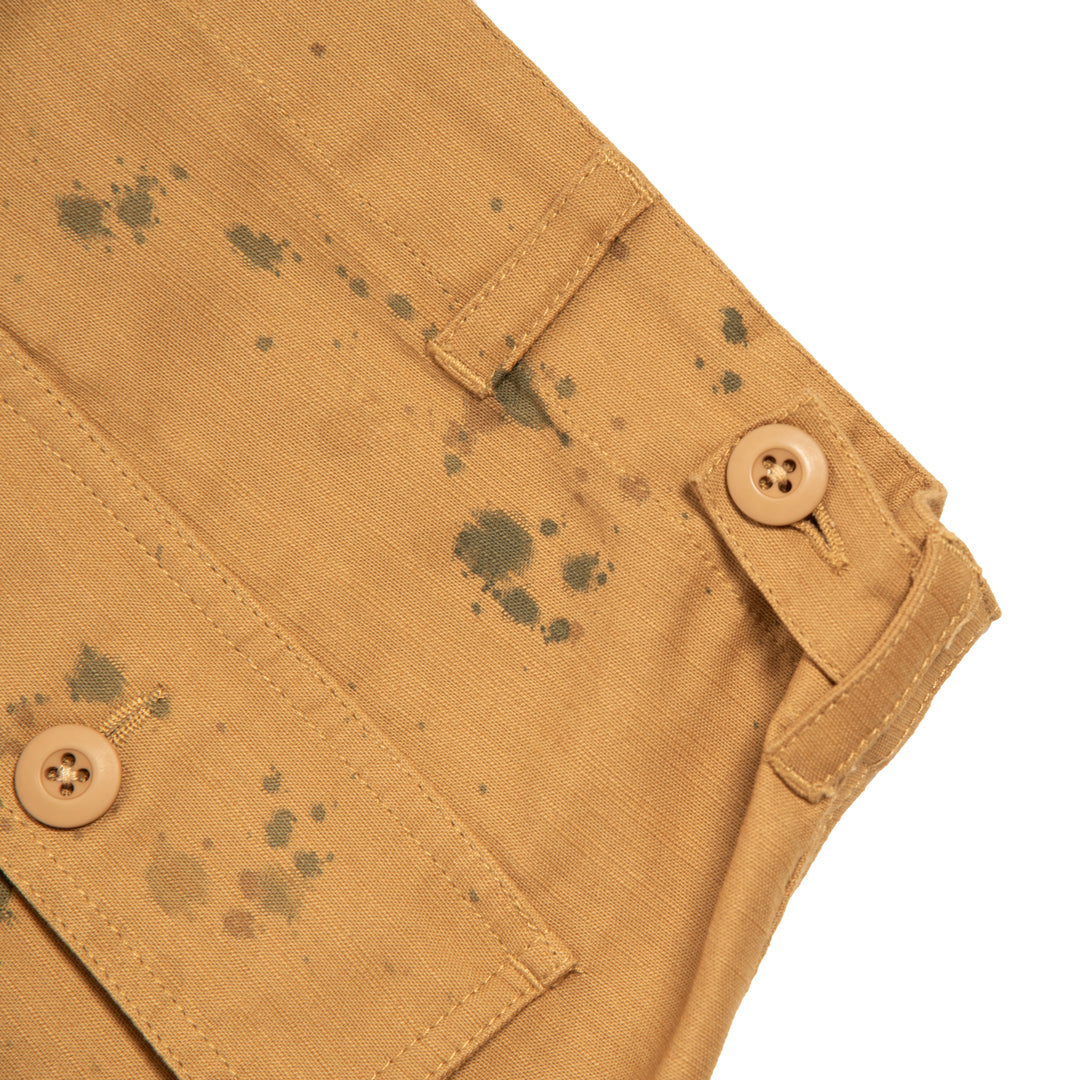 Painted Slub Military Pants