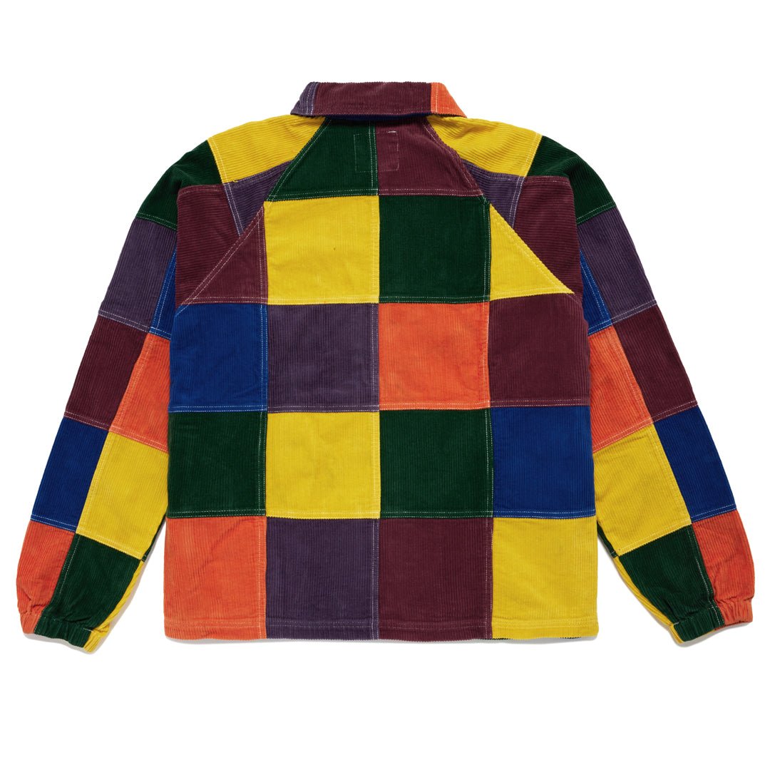 Rainbow Corduroy Patchwork Jacket