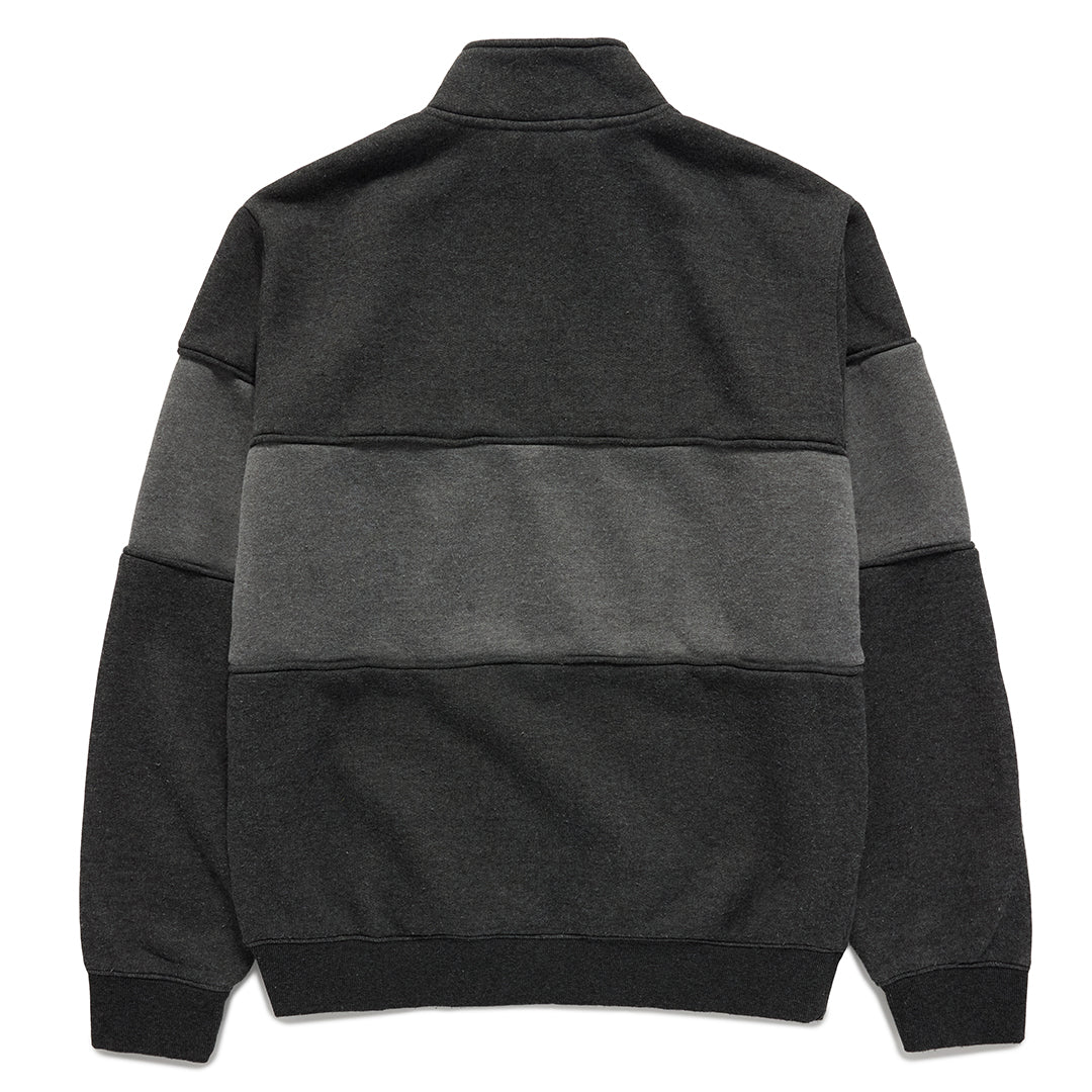 Two Tone Quarter Zip Sweater - Fleece