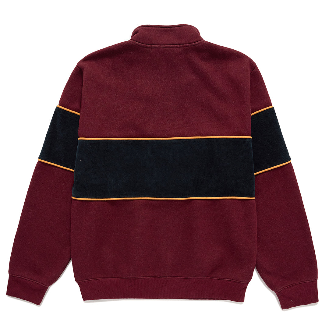 Two Tone Quarter Zip Sweater - Corduroy