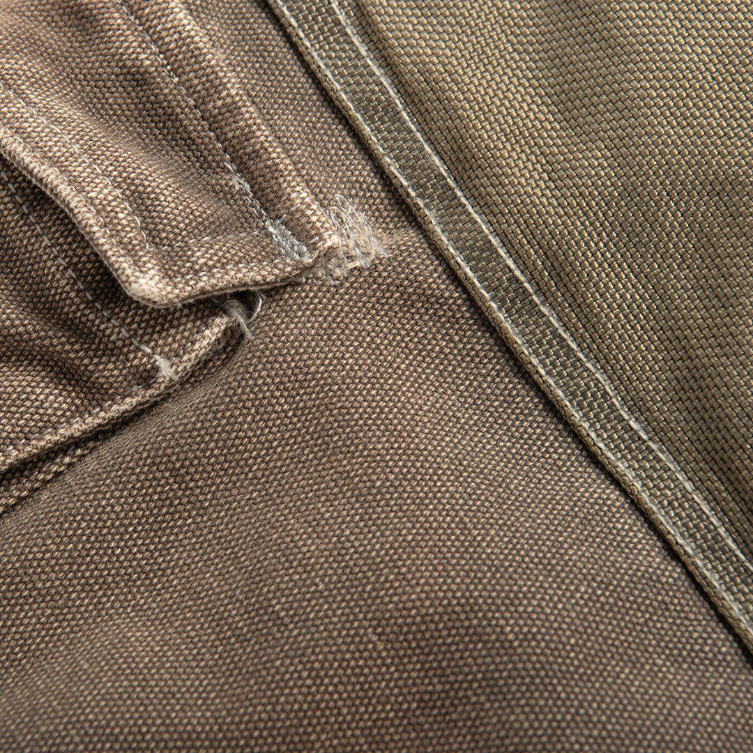 Pigment Dyed Canvas Cargo Pants