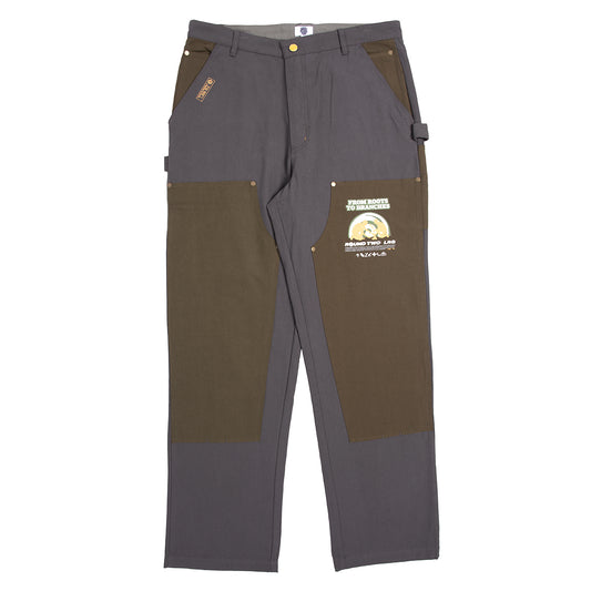 Charcoal Rugged Desert Eagle Double Knee Pant