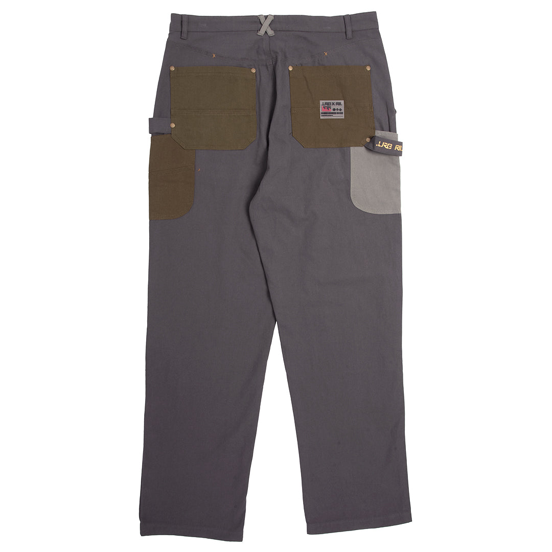 Charcoal Rugged Desert Eagle Double Knee Pant