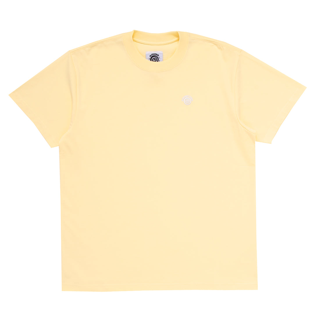 Yellow Embroidered Heavyweight Tee